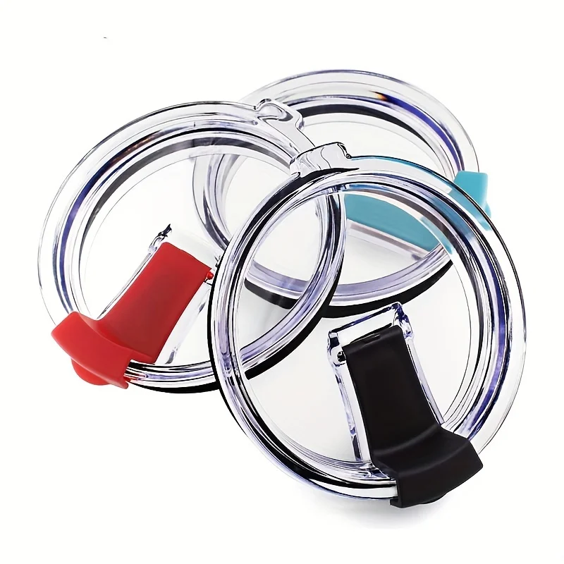 2 X 20oz Car Cup Replacement Lids, Yeti Car Cup Replacement Lids, Flip-Top Lids, Sealing Lids, Suitable for Thermos Cups with an Inner Diameter of 8.1cm