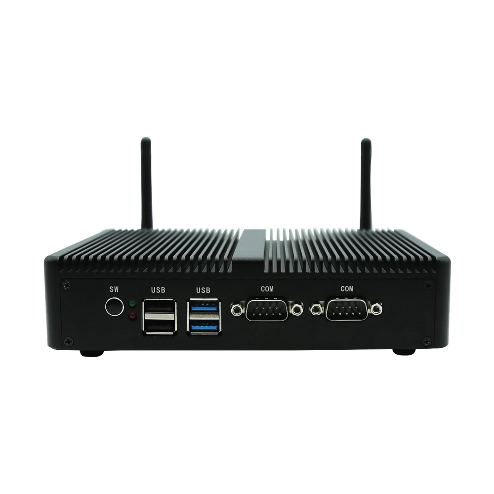 EGLOBAL Hot M3 Fanless Industrial Mini Pc N5095 CPU with 2RJ45 Giga LAN 2 RS232 COM DDR4 RAM NVME SSD HD VGA LINUX/WIN11 Mini Pc
