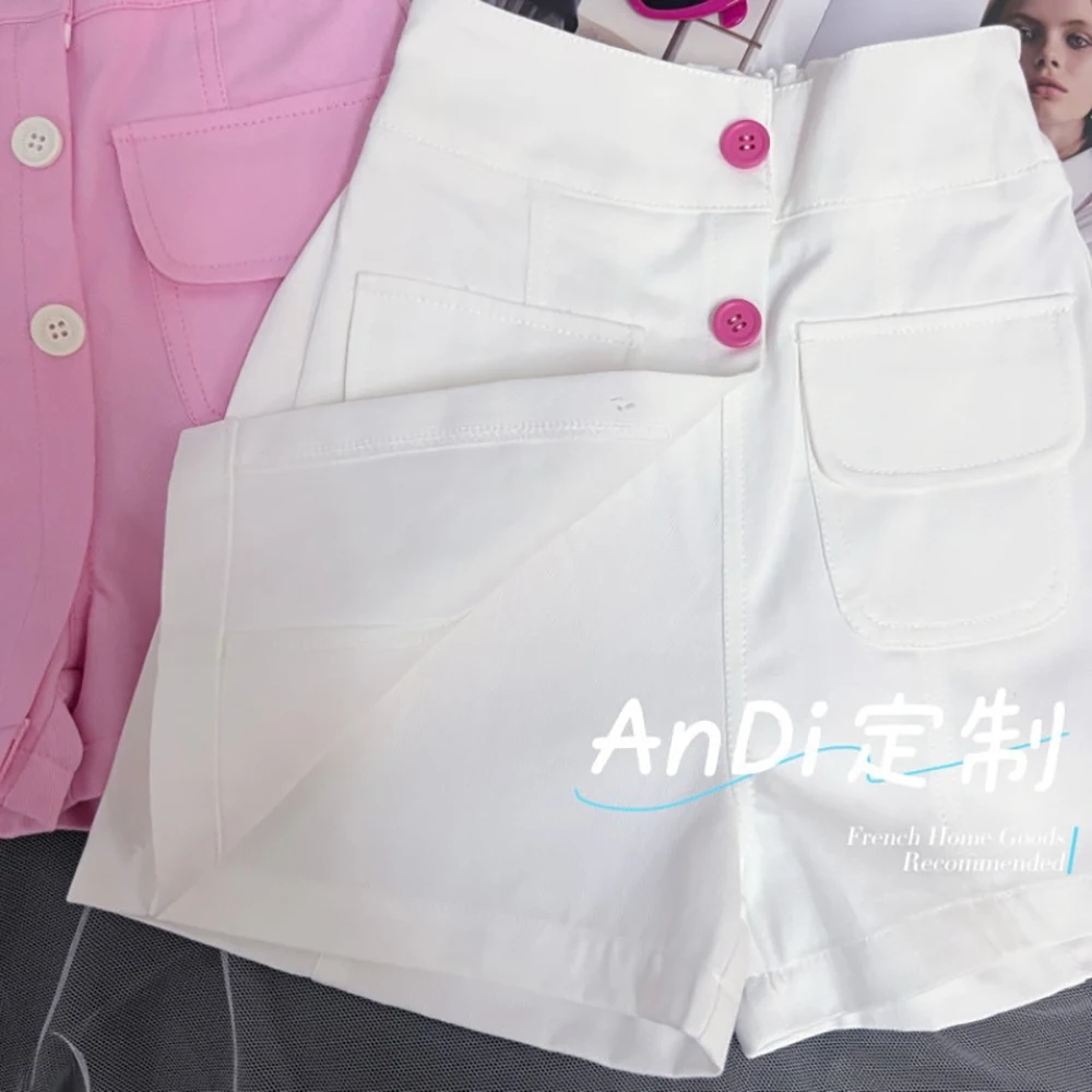 3-10 سنوات الاطفال السراويل الصيف واحدة الصدر مرونة الخصر الفتيات السراويل 2025 جديد ملابس الأطفال فضفاضة غير رسمية السراويل الساخنة #4