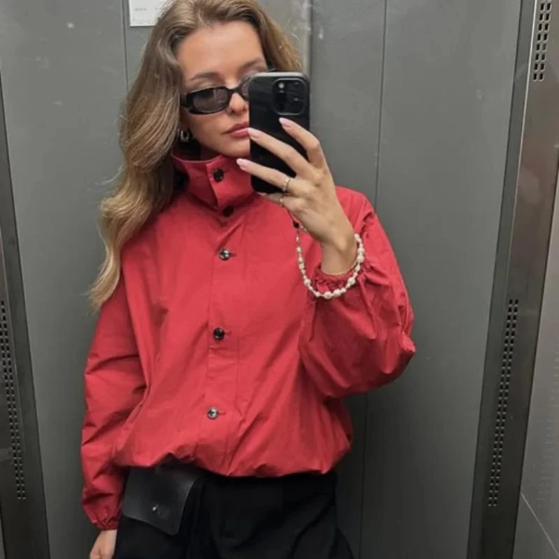 

Повседневные легкие куртки женские однотонные однобортные свободные пальто на молнии с длинными рукавами женские 2023 осенняя верхняя одежда женская новинка