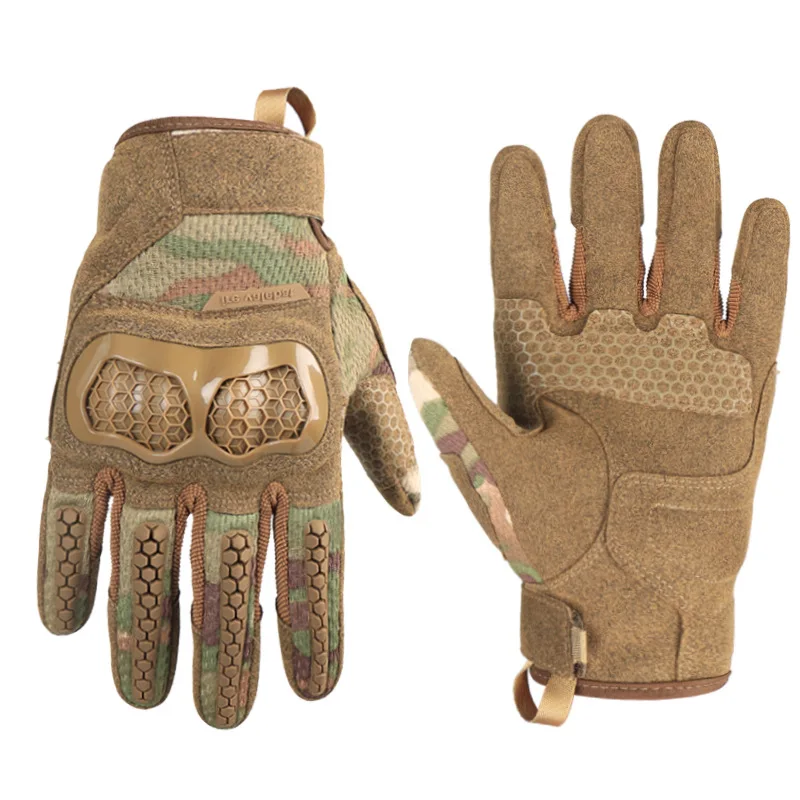 Tactical gloves are multifunctional outdoor sports gloves, sun-proof, suitable for off-road cycling, non-slip, touch-screen comp