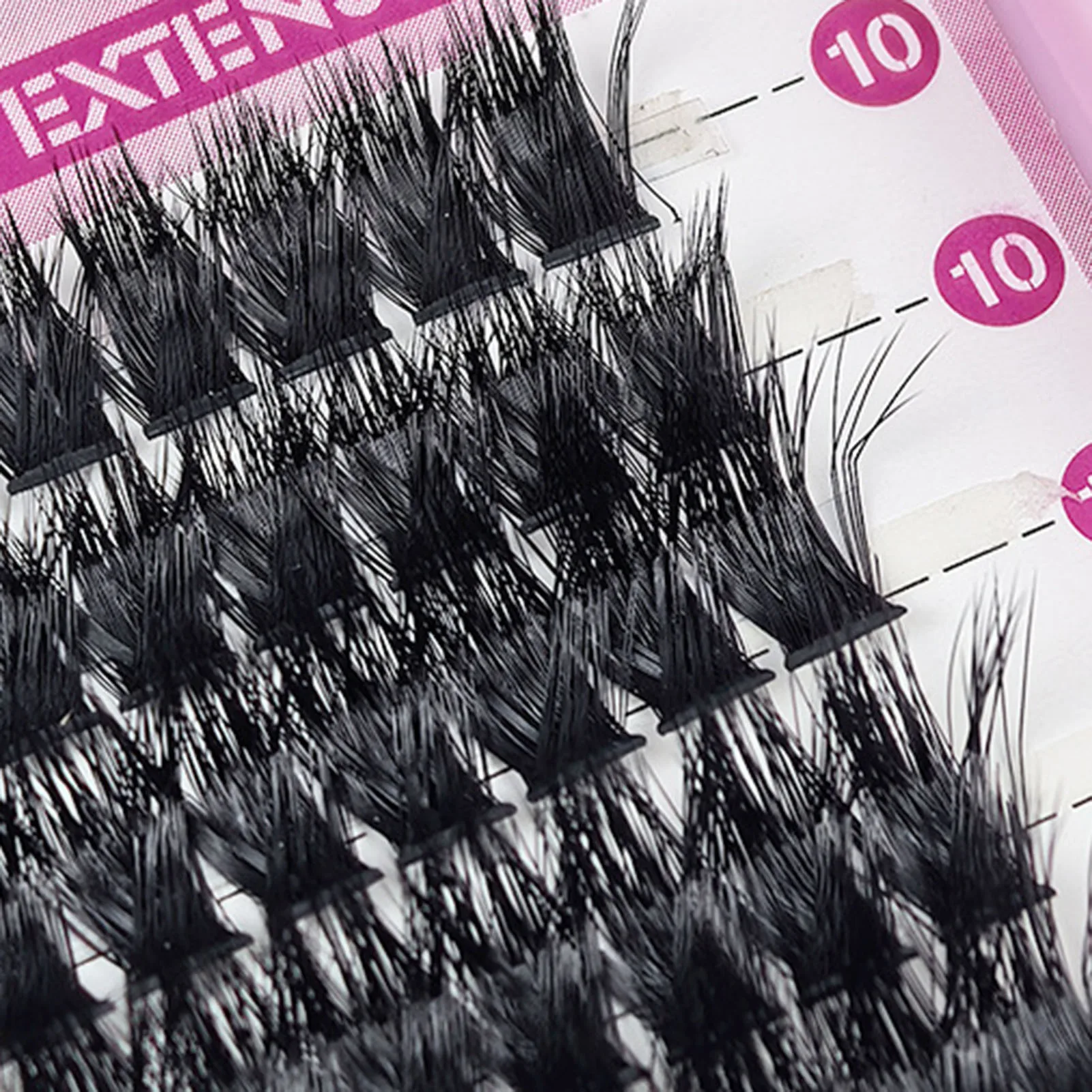 Kit de pestañas postizas individuales esponjosas, 30D/40D/50D, pestañas tenues europeas mixtas, libro de pestañas, herramienta de maquillaje de extensión de racimo