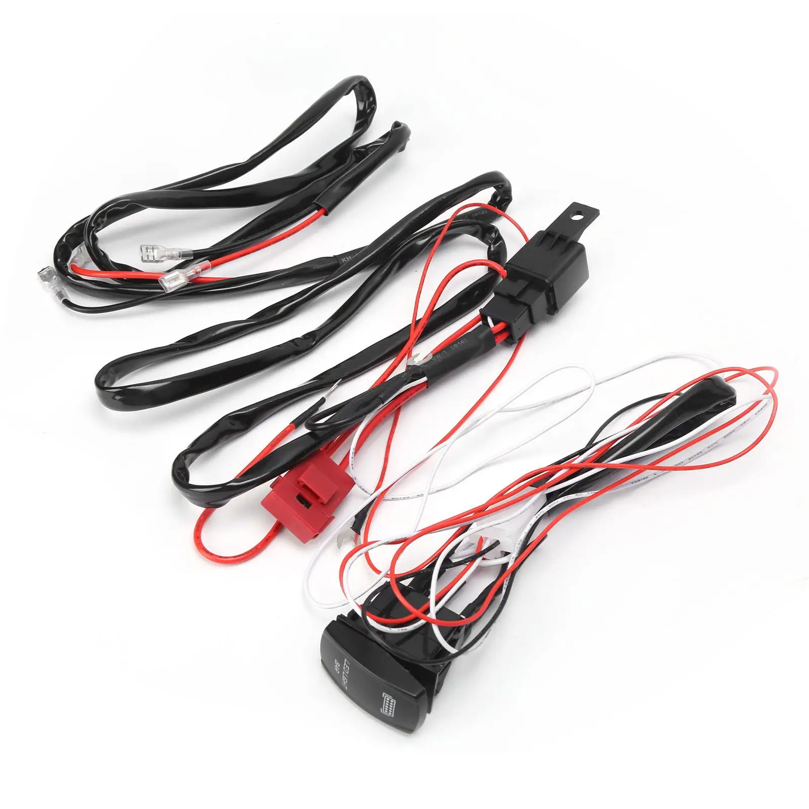 for car Cables for car socket 40A 12V LED Spotlights Wiring Harness 1-to-2 IP67 Waterproof for car Motorcycles ATV UTV