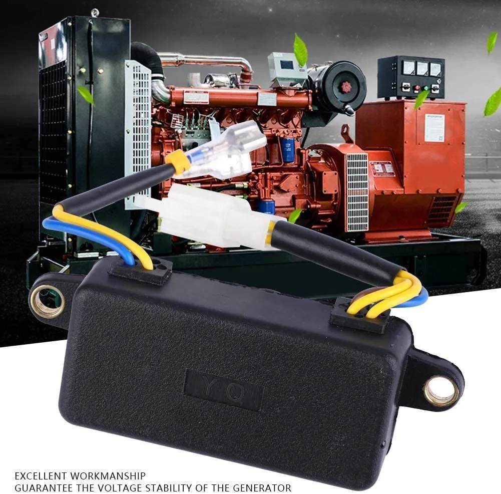 Automatic Voltage Regulator (AVR) Rectifier for Single Phase Generators 1KW to 3KW Featuring Stable Electronic Components