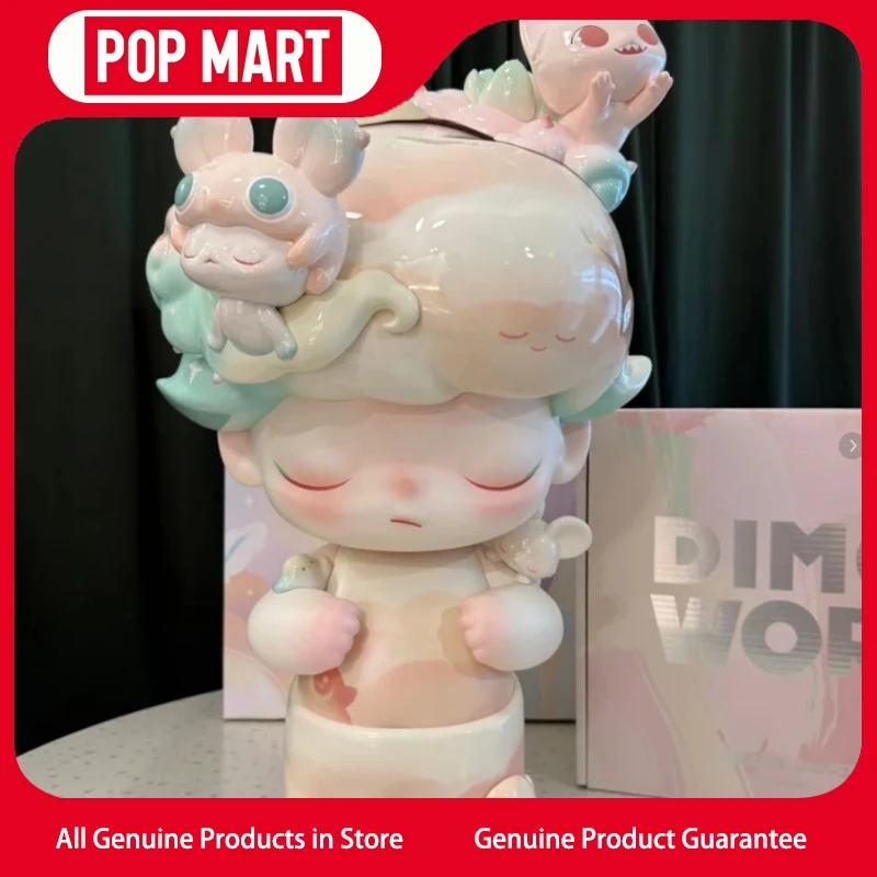 

Popmart Mega Just Dimoo 400% Born By Dreams Figure Kawaii Doll Dimoo Series Action Figure Trendy Ornaments Kids Xmas Gift Toy