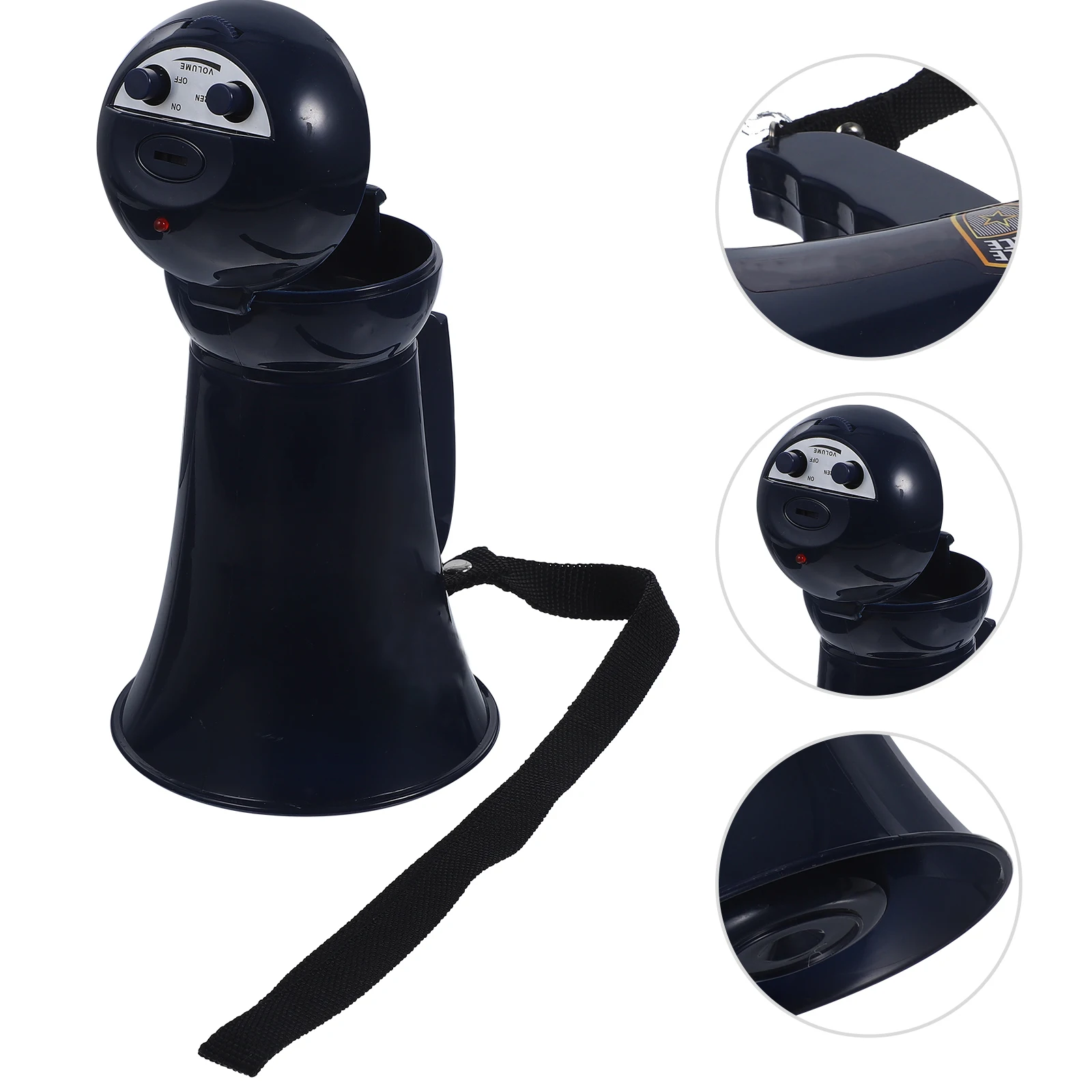 

Мини-мегафон полиции без усилителя детский громкоговоритель голосовой протектор аварийный инструмент сапфировый синий без батарей командные виды спорта