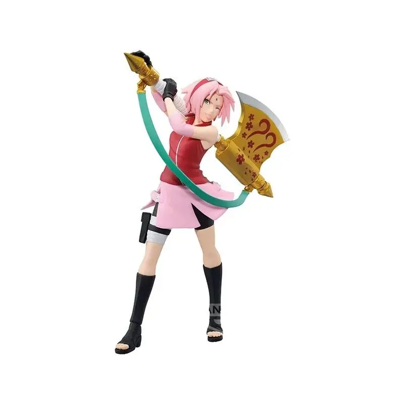 Bandai 16cm Top99 Haruno Sakura Naruto Shippuden Action Figure PVC Model Figure Collectible Ornament Model Toy Birthday Gift