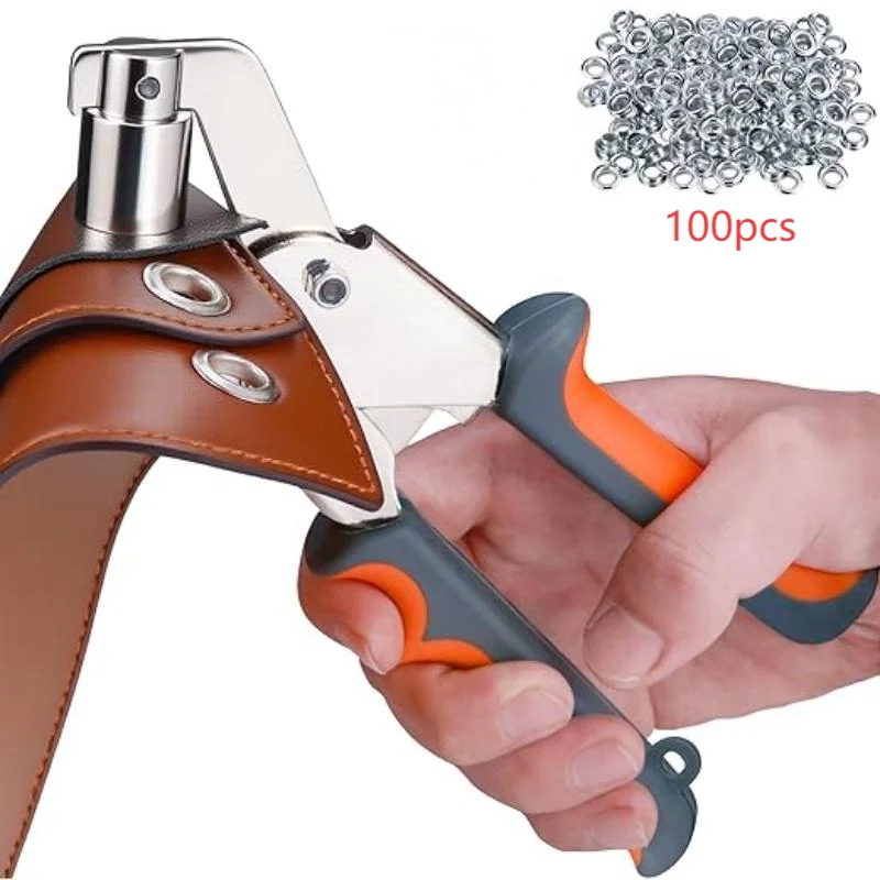 Handheld Perforator Oogje Installatie Tool 6mm/10mm Grommet Oogje Tang Kit Metalen Luchtgat Klinknagel tang