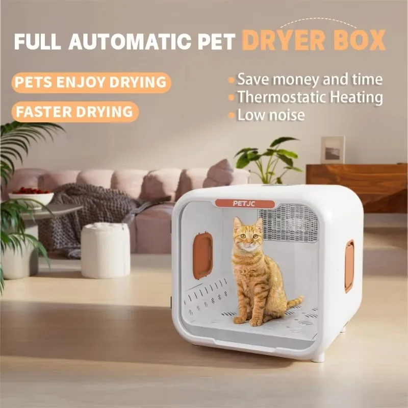 Automatic Pet Dryer Box for Pet Small Dogs Pet Shop Quiet Dog Hair Dryer 71L Capacity with Smart Temperature Control 360 Drying