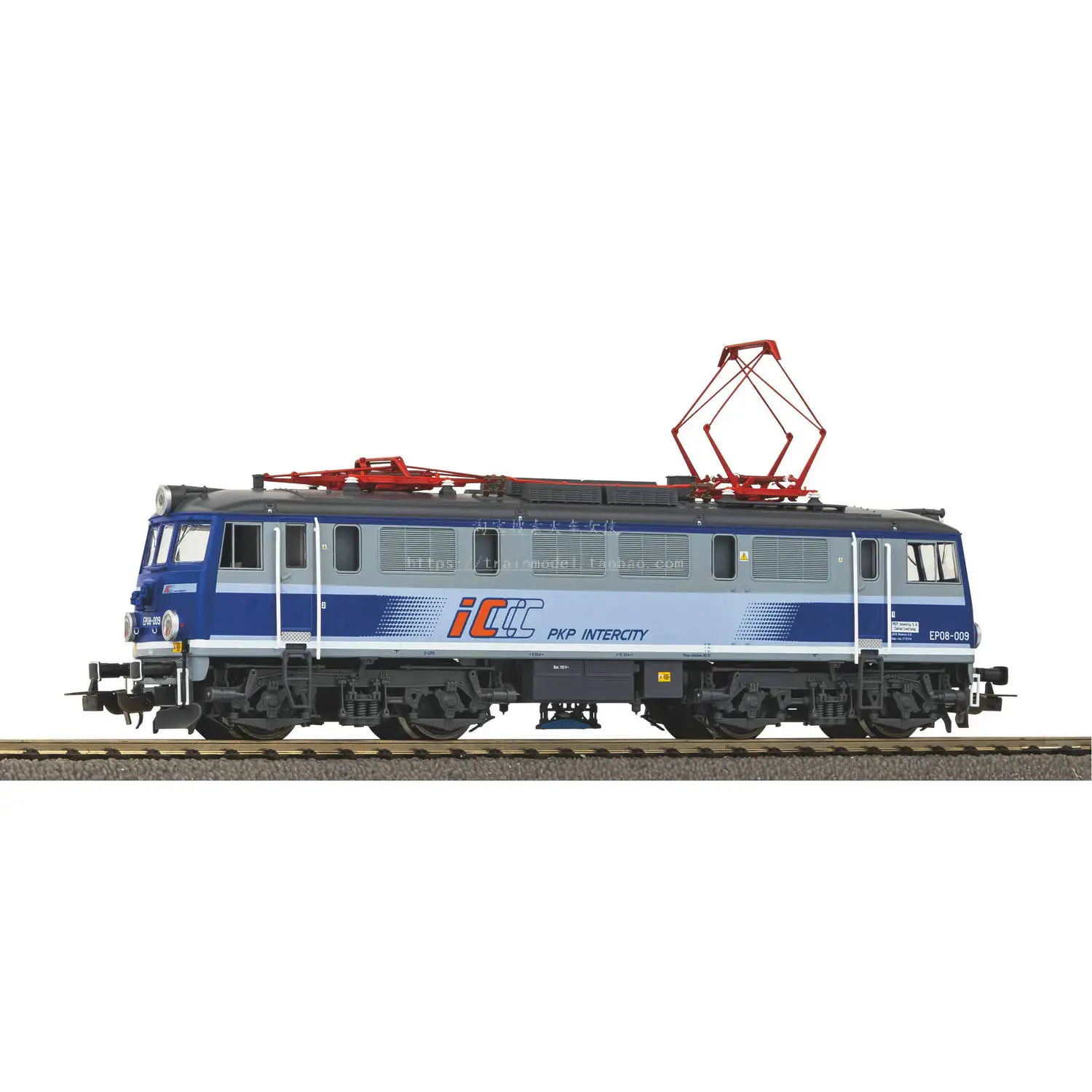 HO 1/87 Train Model German PIKO EU07 Electric Power Digital Sound Effect Poland PKP Fifth Generation ICCC Express Head