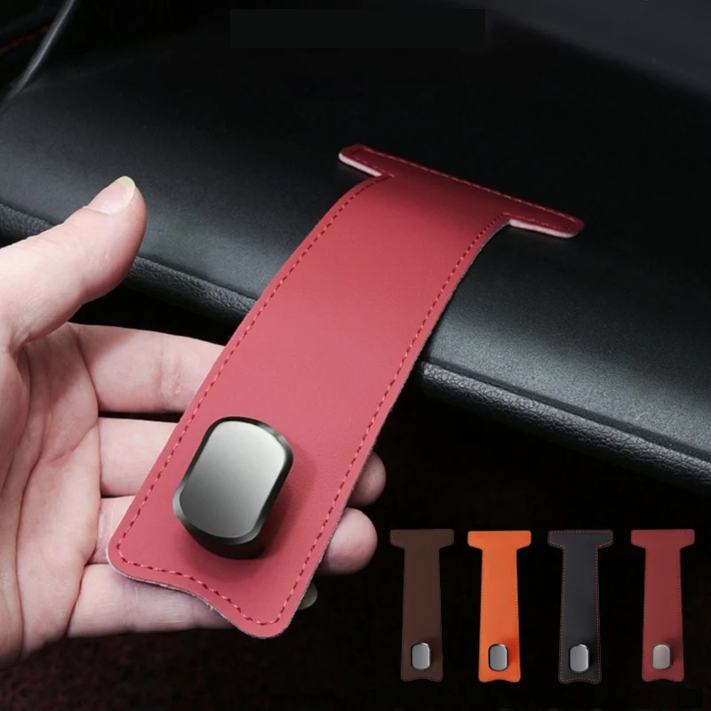 TazerApex Car Passenger Glove Box Hook Purse Bag Hanger Hidden Storage Hook Universal Large Load-Bearing Hanging Hook