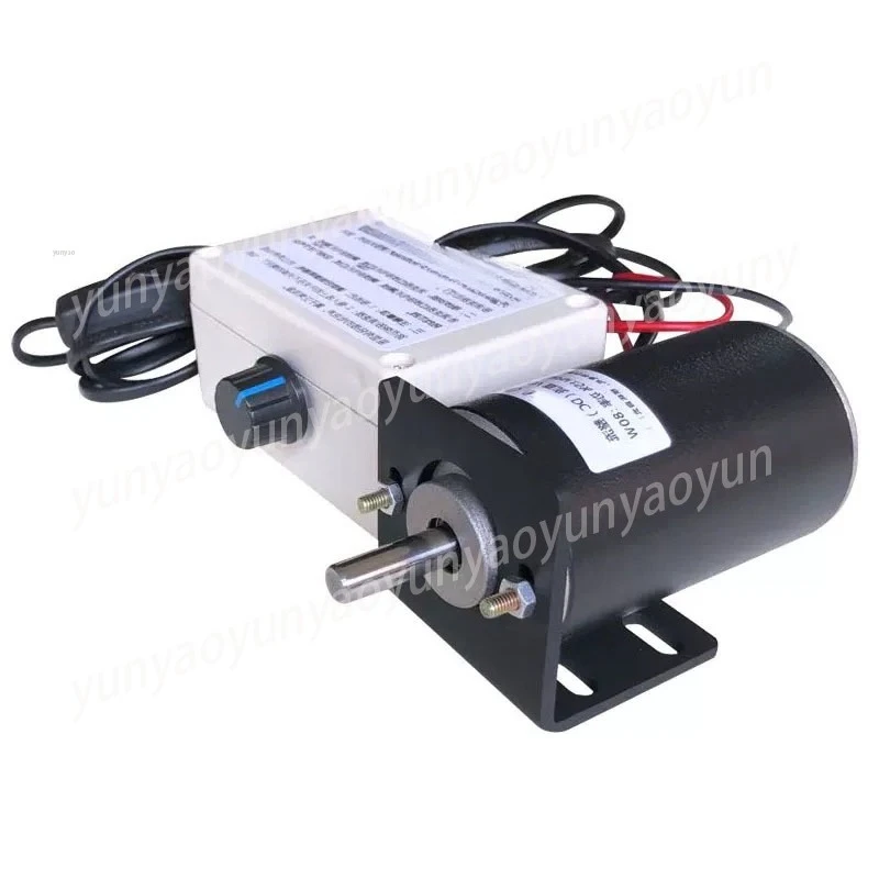 High Speed 80W Micro DC Carbon Brush Ball Bearing Table Drill Grinder 220V Permanent Magnet No Pole Speed Control