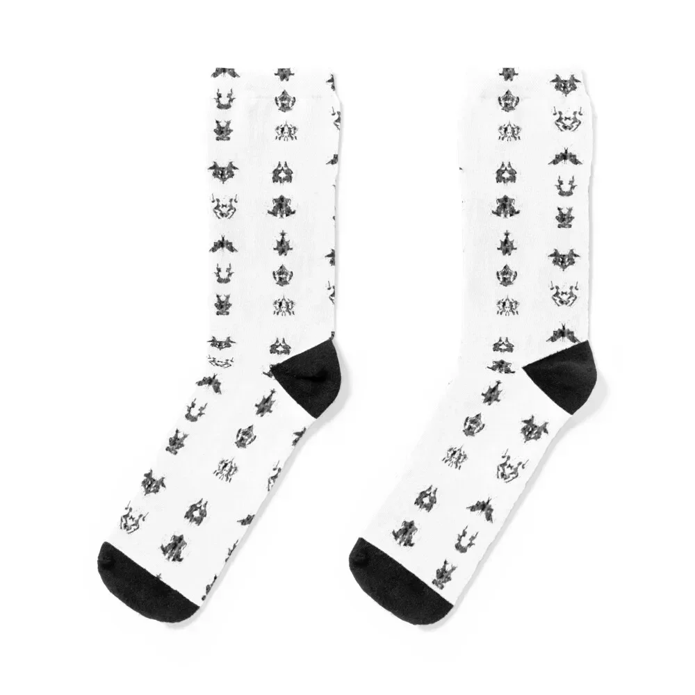 

Collection of Rorschach inkblot tests, Rorschach inkblot test Socks luxury hip hop FASHION Socks Male Women's