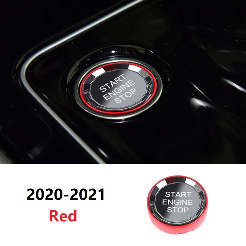 New Arrival Car Engine Start Stop Crystal Button Replcment Cover For Jaguar F-PACE XEL XFL XE XF 2012-2021 Auto Styling