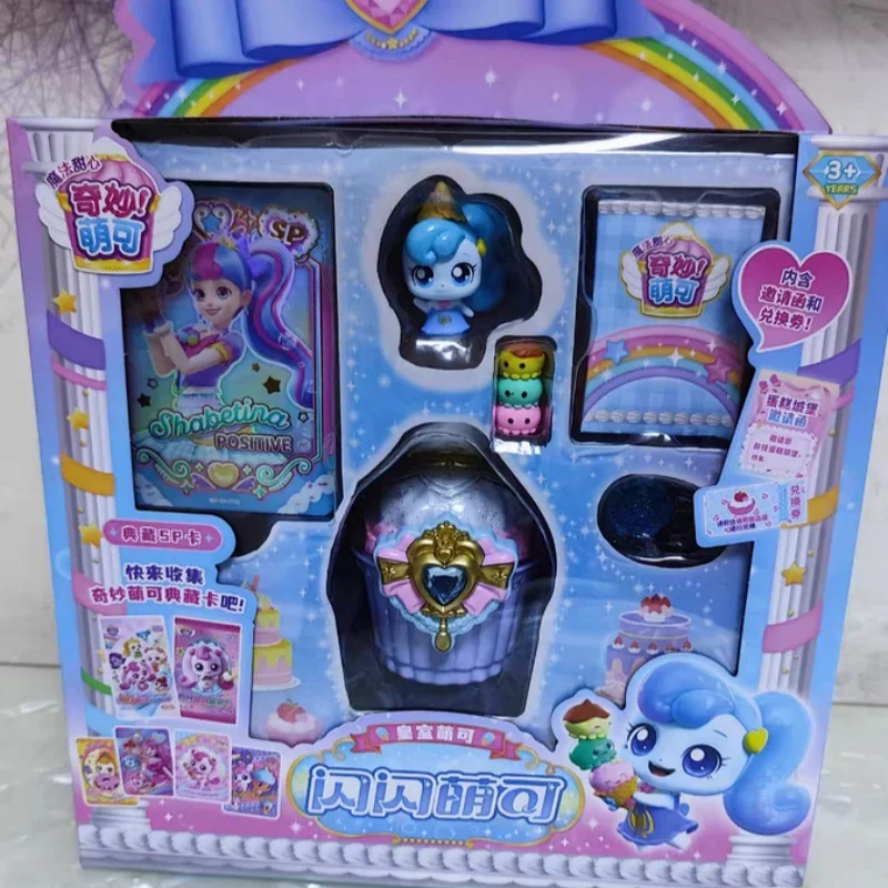 Kawaii captura teenieping magia doce coração estrela série coleção anime figuras kawaii modelo estatueta decoração brinquedo do miúdo brinquedos de aniversário