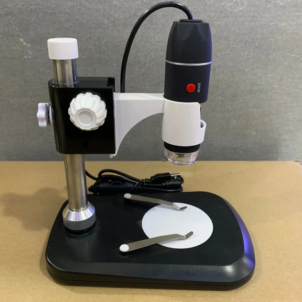 

Portable 1600X Digital Microscope ABS High Quality Durable LED Light Magnifying Tool for Jewelry Currency Detection Lightweight