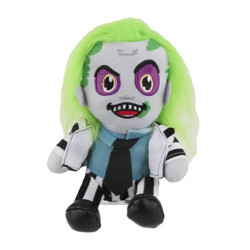 Beetlejuice Plush Toys Surrounding Movie Characters Beetlejuice in Striped Suit Plush Doll Kids Birthday Halloween Creative Gift