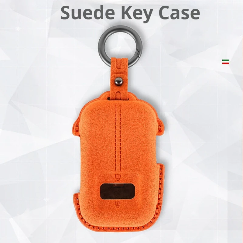 Fit For Zeekr 009 001 9X Car 3D Suede Key Holder Shell Buckle Premium Interior Modification Key Cover