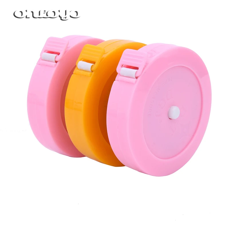 DIY Sewing Accessories Mini Automatic Contraction Tape Measure Three Colour Jingmu