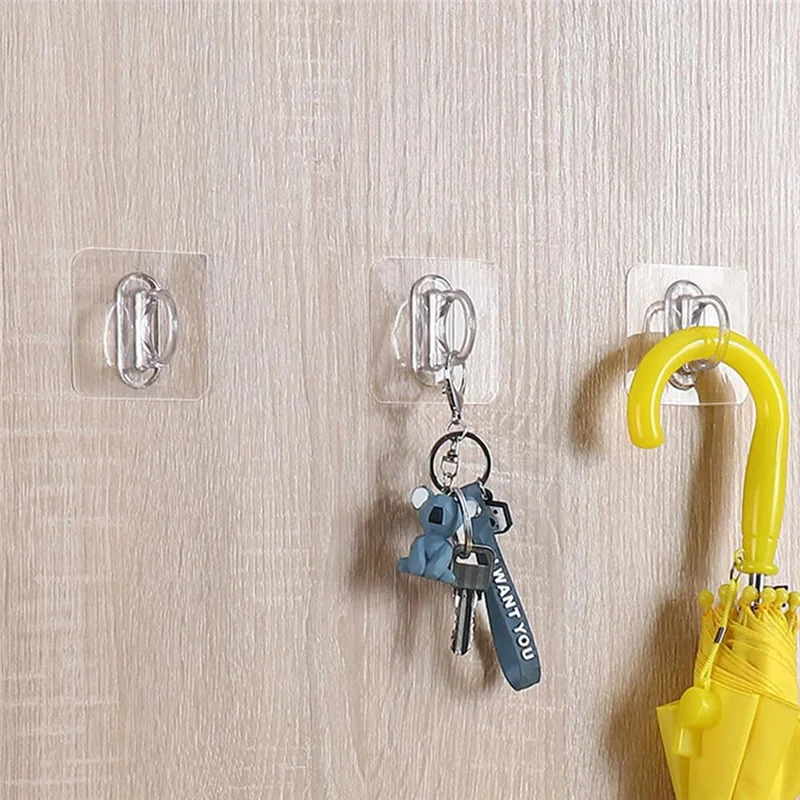 

ABHG-Multifunctional Circular Hook Round Hole Hook Self-Adhesive Hook Bathroom Hook Wall Hook For Hang Curtain Rod Bracket