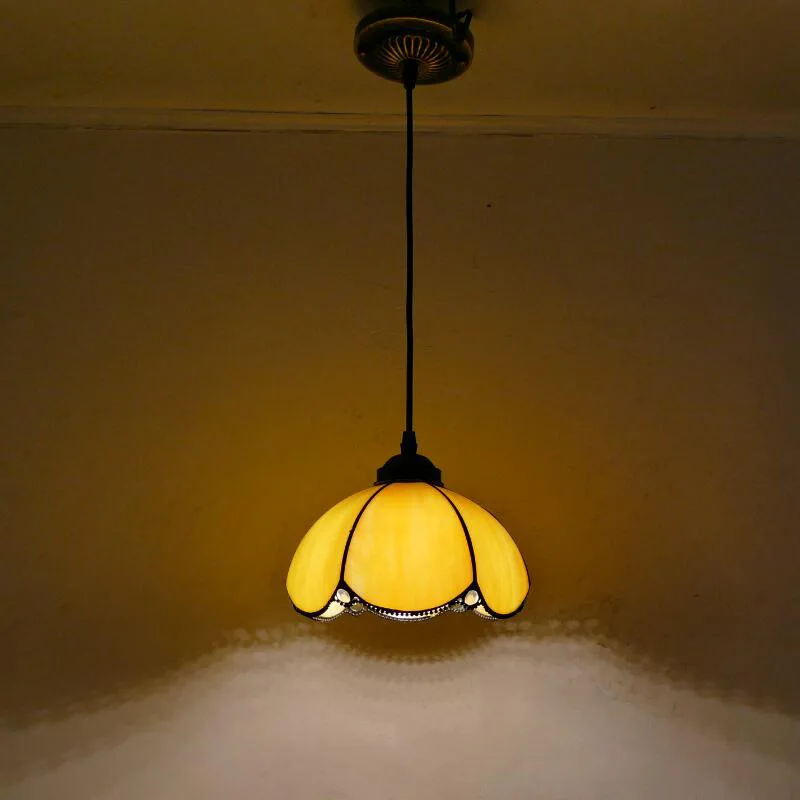 

Pastoral style, single head, chandelier, porch, corridor, Mediterranean, creative