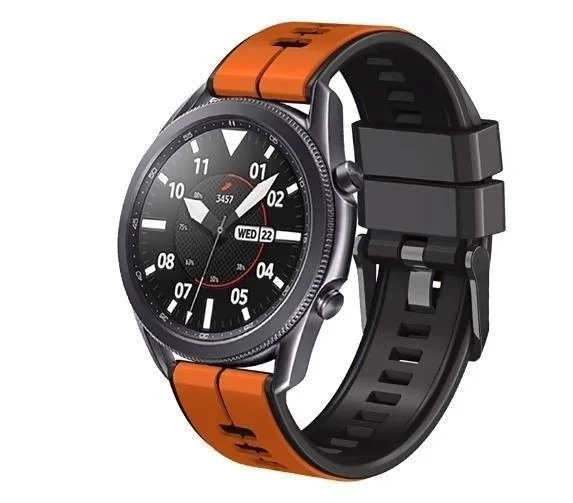 Uhgbsd silikon armband für honor uhr gs 3/gs pro armband magic watch 2 46mm 42mm/es zweifarbiges band armband