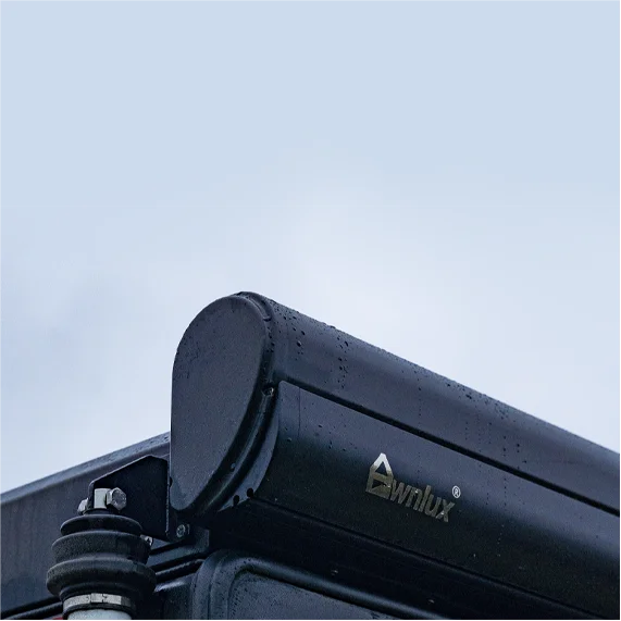 

Awnlux Manual Control Side Mounted Sunshade for Motorhome and Caravan RV Exterior Accessories