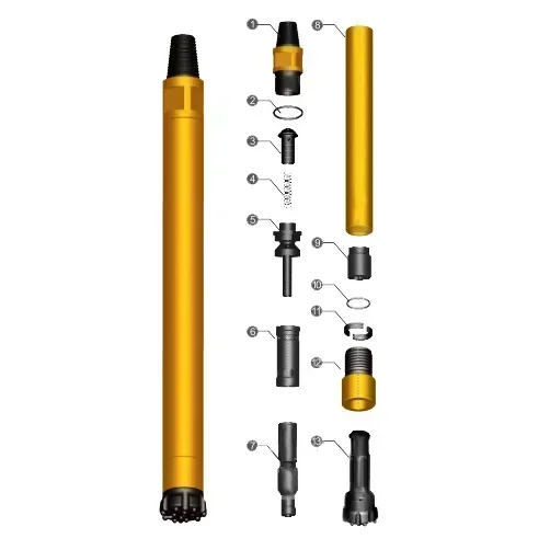 Hot selling and popular Mining Machine Accessories 90-105mm Bottom Valve High Pressure Downhole Hammer 2-inch Tool