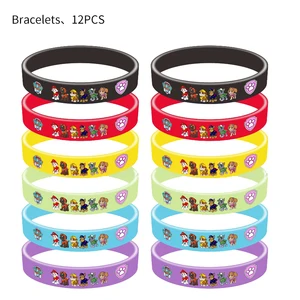 Perlengkapan Pesta Dekorasi Ulang Tahun Paw Patrol Set Balon Latar Belakang Piring Cangkir Penutup Kue Stiker Paw Patrol Suvenir Pesta Anak-anak 8 anjing patroli paw penjualan terbaik - №