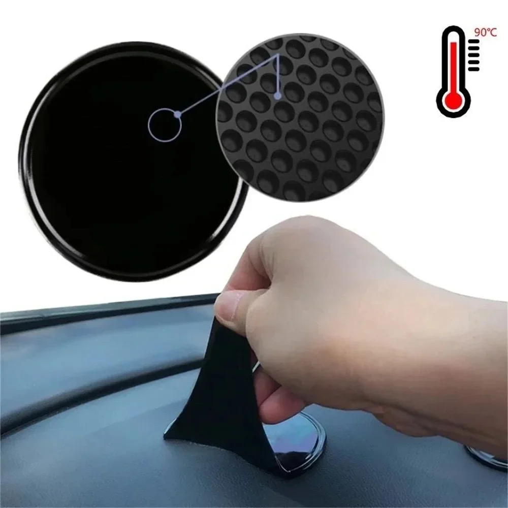 Car Mobile Phone Holder Nano Rubber Fixate Gel Sticky Pad Anti-Slip Mat for Tablet Phone Stand Wall Desk Stickers Paste Stand