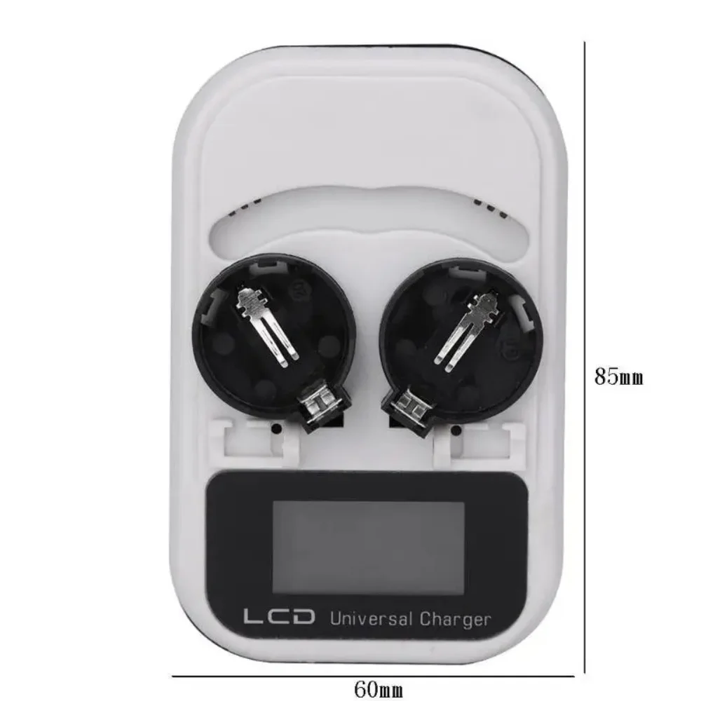 LCD Button Battery Charger for LIR2016 2025 2032 ML2016 2025 2032 Coin Cell Battery USB Multi-function Charging Supplies