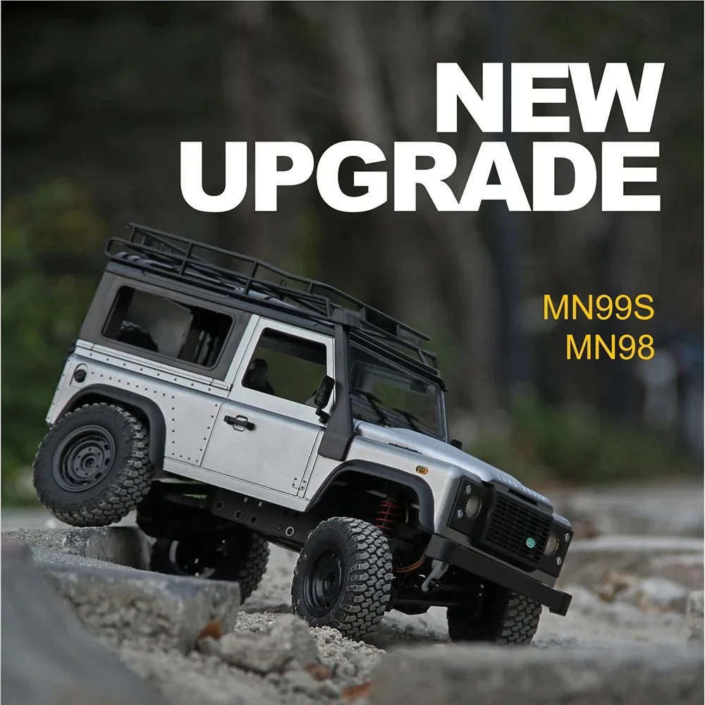 MN99S MN98 RC Off-Road Truck 1:12 4WD 2.4G Remote Control Rock Climbing Crawler With Lights Pickup Truck Toys