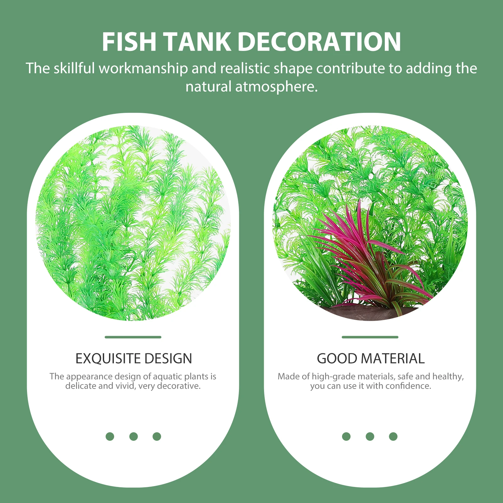 

Artificial Aquarium Decorative Plants Grass for Fish Tank L scape DIY Underwater Aquatic Plastic Plant Decor