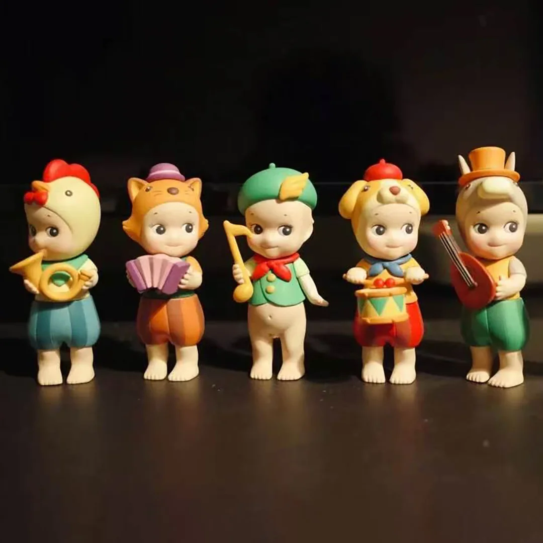 

Sonny Angel Blind Box Toys Town Musicians Series Anime Mini Action Figure Cute Doll Ornament Collection Birthday Christmas Gifts
