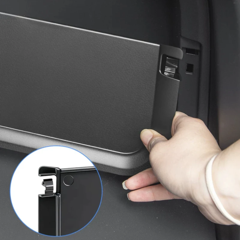 Trunk Baffle Tailbox Side Storage Box Trunk Side Storage Divider For Toyota RAV4/Wildlander 2026 Trunk Storage Pocket Supplies