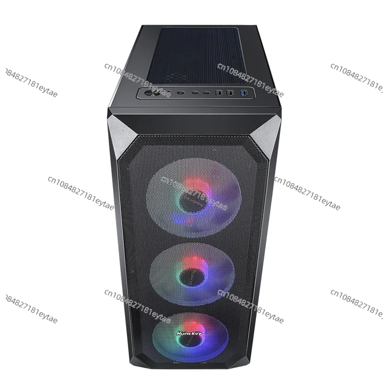 Night Hunter 5 Side Transparent Computer Case Desktop Dust-proof Office Full Game Water Cooled Esports Empty Case