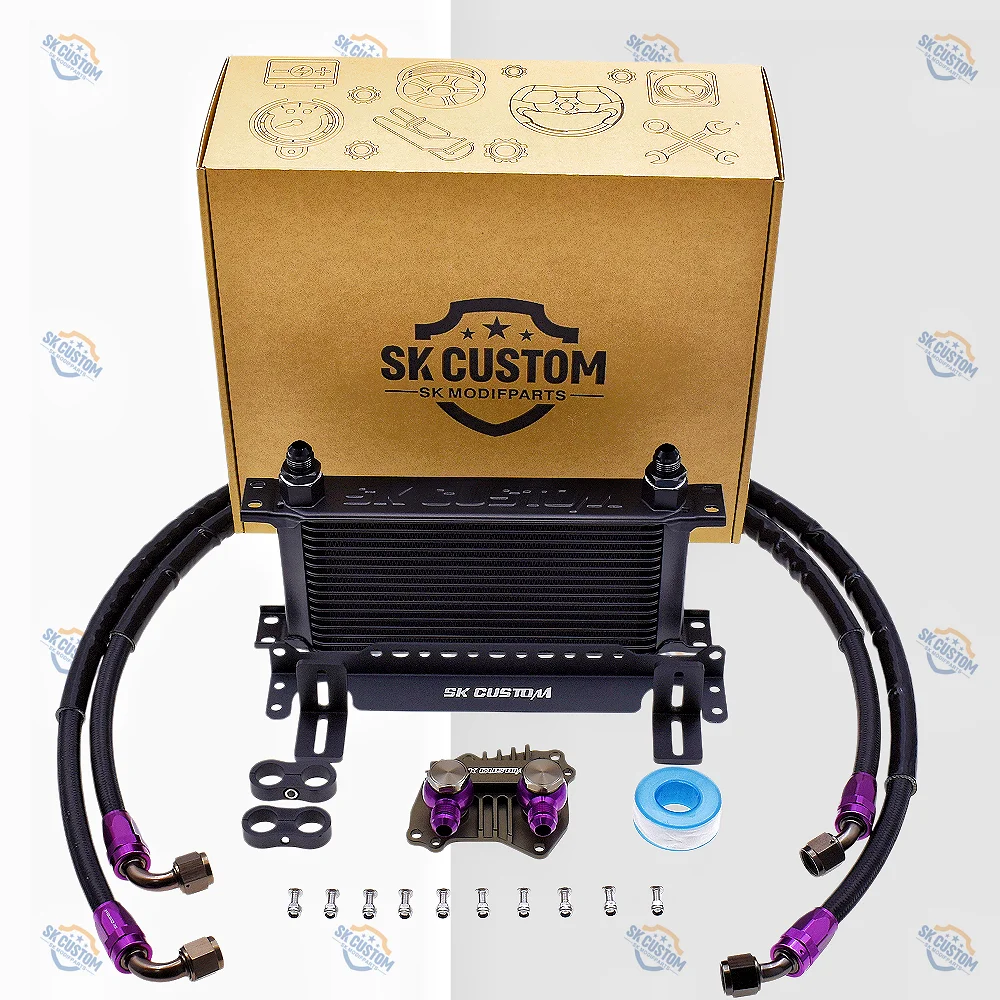 SK Custom High-Performance Engine Oil Cooler Kit for BMW N13 Car Modification Radiator Kit