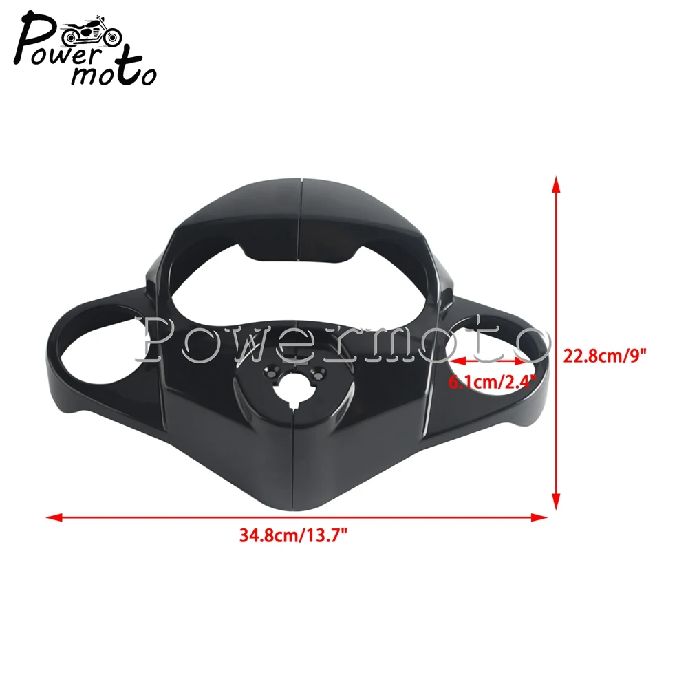 Motorcycle Front Key Cover Plastic Black Brand New Durable Look Enhance Overall For Harley Road Glide 121 Cubic Inch Engine 2024
