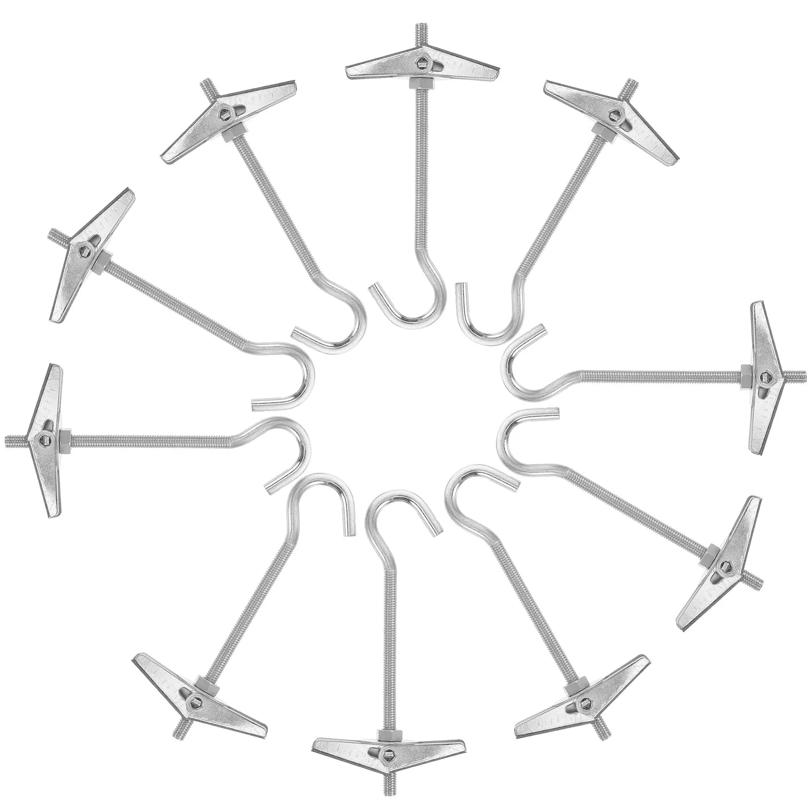

10pcs Hardware Fasteners Zinc Alloy Orchid Clips for Clay Pots Umbrella Shaped Small Clamps Metal Accessories