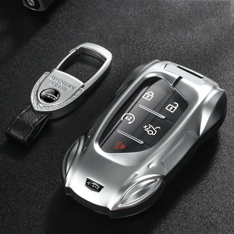 

Metal Car Remote Key Cover Case Holder Shell Fob For Cadillac Escalade CT4 CT5 CT6 XT4 XT5 XT6 ATS ESV SRX STS XTS CTS DTS 2024