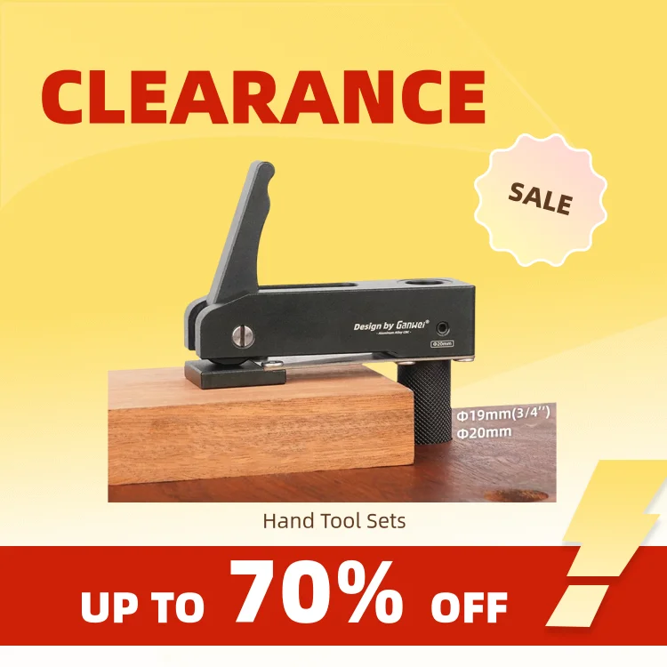 Clearance_Workbench Dog Holes Quick Acting Hold Down Clamp Desktop Clip Fast Fixed Clip for Woodworking Benches 19/20MM Hole Too