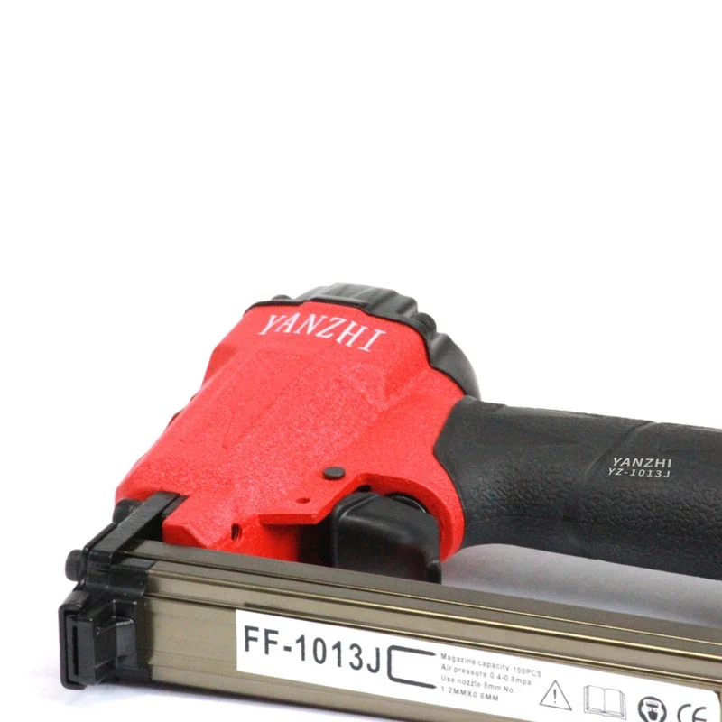 Imagem -03 - Pistola Pneumática para Faça Você Mesmo Projeto e Estofados Pistola de Pregos Acabamento Nailer e Grampeador 1.2x0.6 mm Prego 47bar