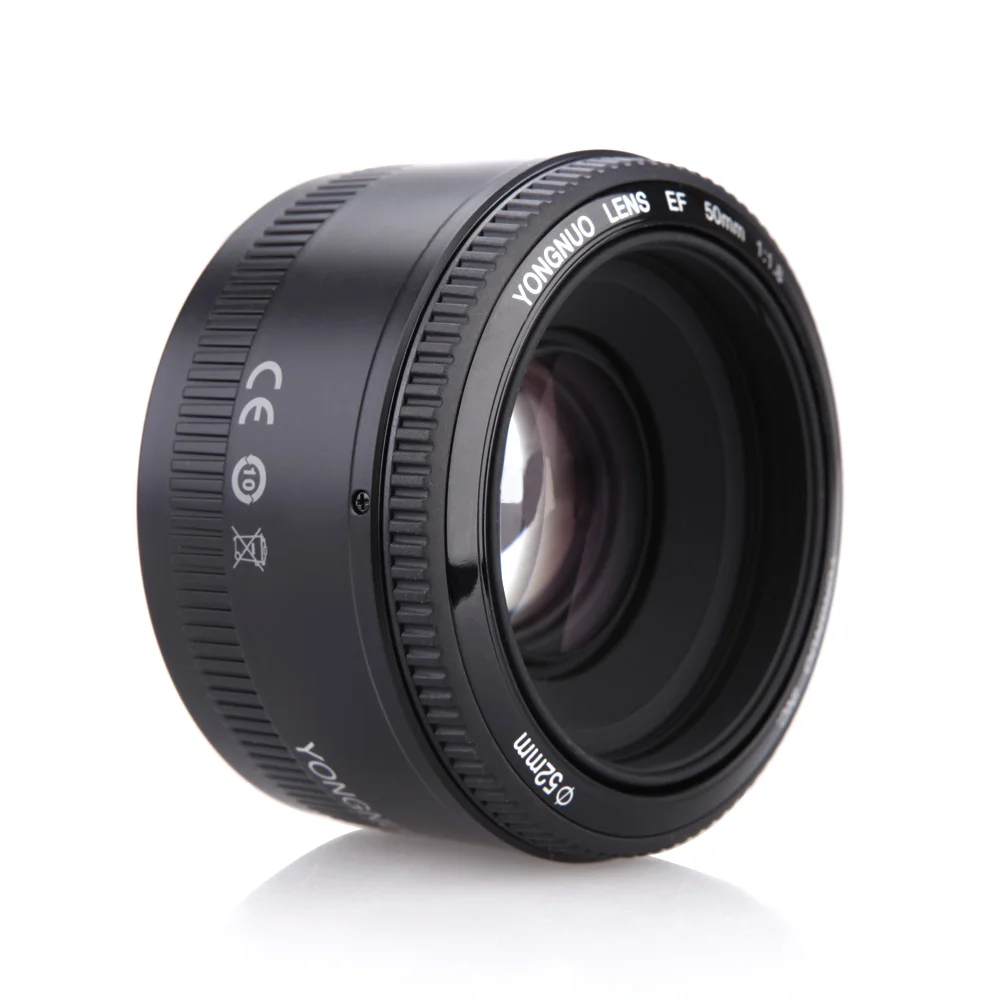 YONGNUO YN50mm f1.8 AF DSLR Lens Large aperture Auto Focus Lens for Canon EF 60D 70D 5D2 5D3 600d T5 T6 DSLR Cameras