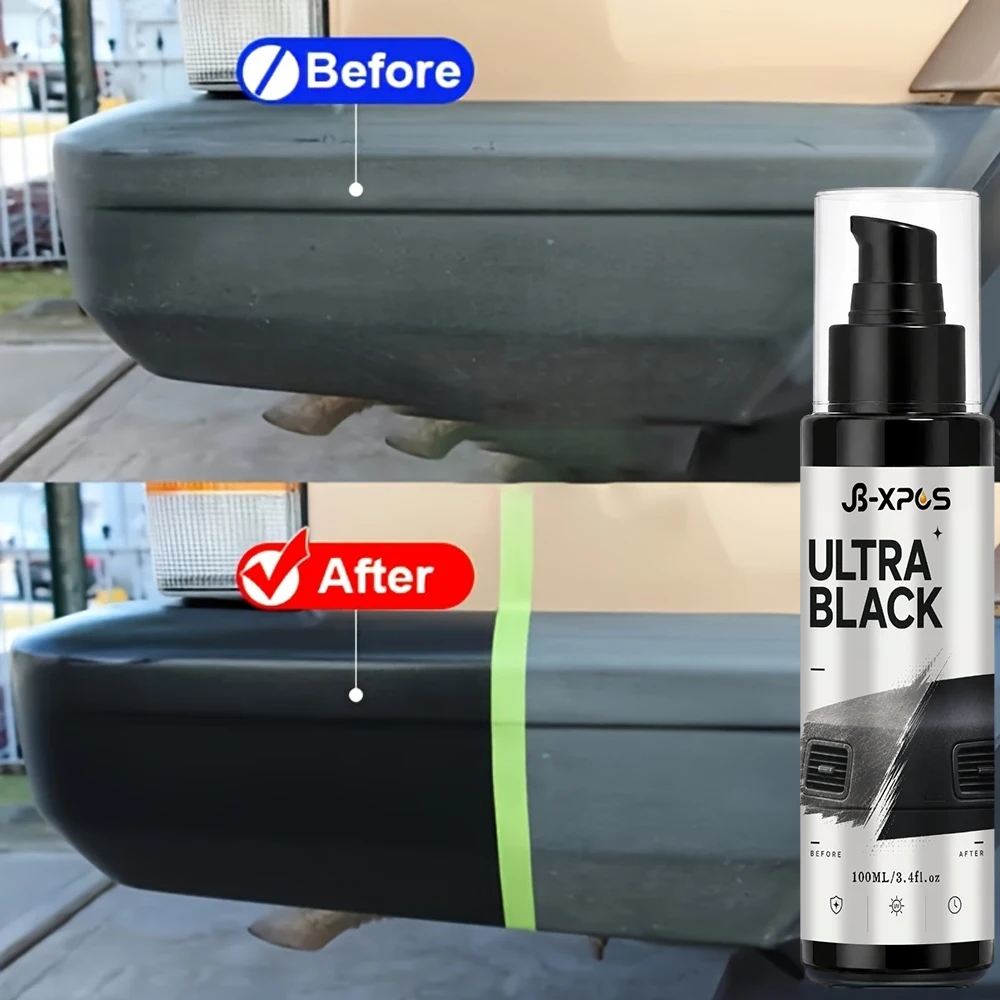 Car Plastic Restorer Back To Black Gloss Plastic Renovator Longlasting Coating Leather Restore Auto Polish Cleaning YT2011
