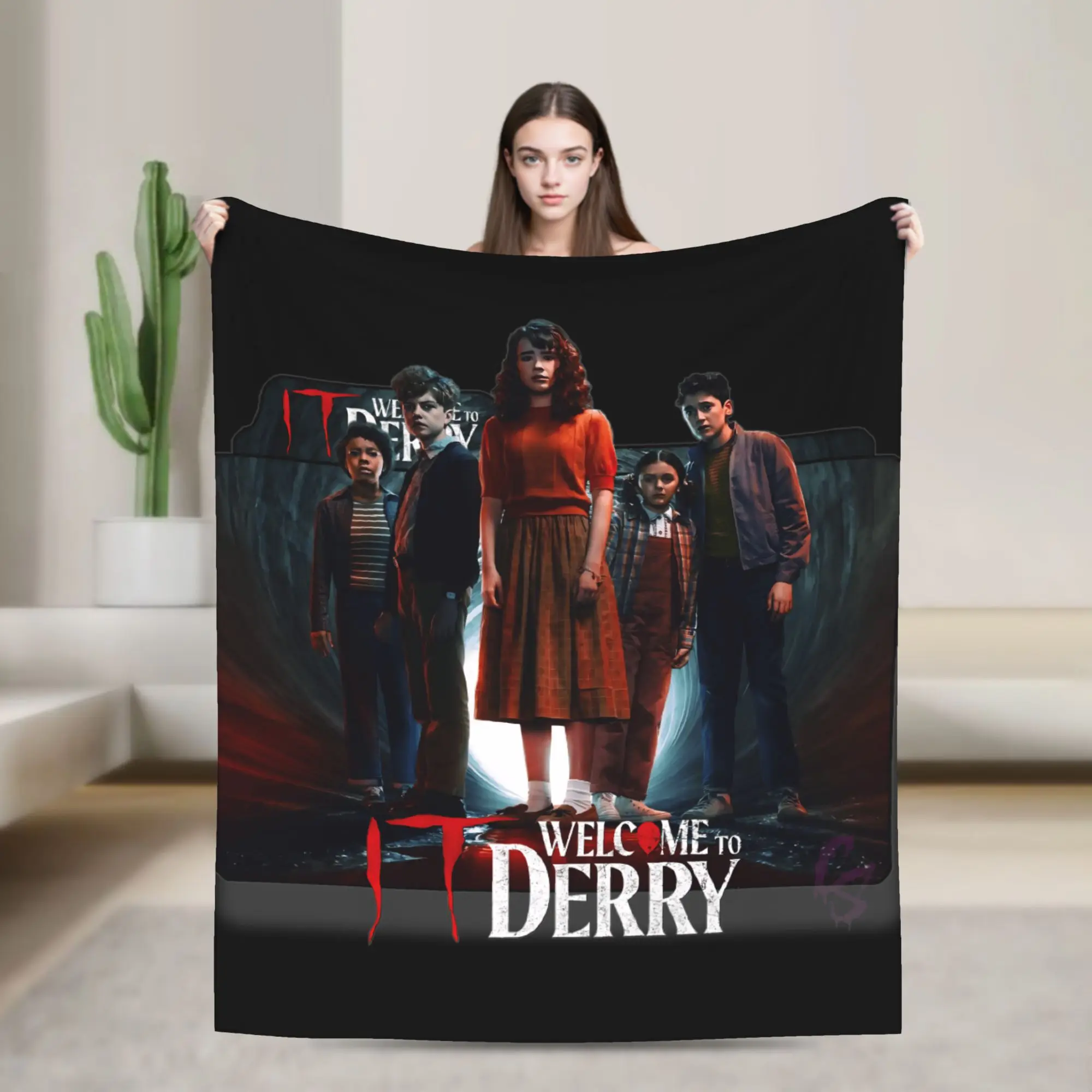 تكنولوجيا المعلومات مرحبا بكم في ديري 2025 المسلسل التلفزيوني الجديد فيلم بطانية قطيفة الطفل الفانيلا رمي بطانية لغرفة المعيشة سوبر الدافئة المفرش