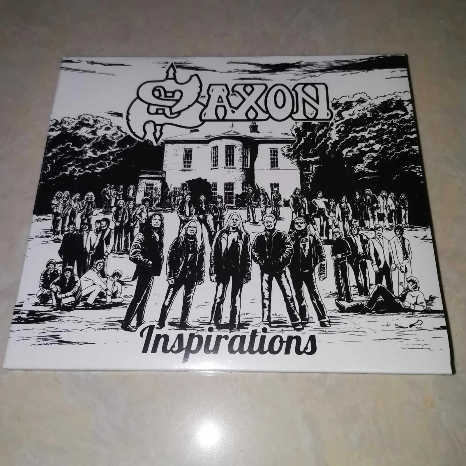 

Hard Rock Saxon ‌Biff Byford Music CD Inspirations Album Music Record Cosplay Walkman Car Soundtracks Box Party Music Collection
