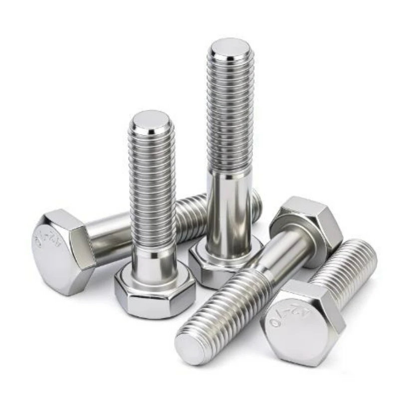 2/5/10/20pcs 304 Stainless Steel External Hexagon Head Screws with Half Thread M6 M8 M10 M12 M14 M16 Half Tooth Hexagon Bolt