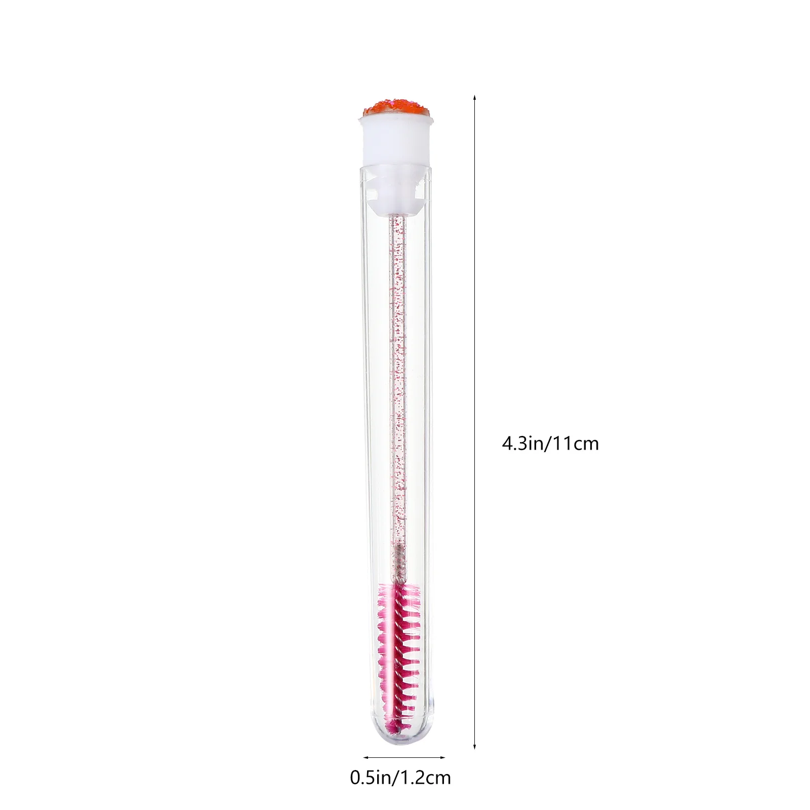 10Pcs 리필 가능한 마스카라 병 속눈썹 튜브 플라스틱 용기 누출 방지 경량 여행 필수 브러쉬 도구 세트
