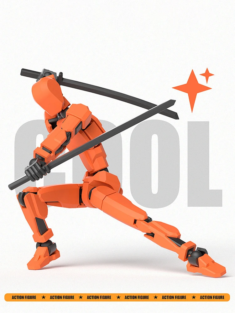Titan Dummy 13 Figurki Akcji Drukowane 3D Manekin Wielokostny Ruchomy Robot Transformujący się Model do Składania Zabawki Dla Dzieci Dorosłych