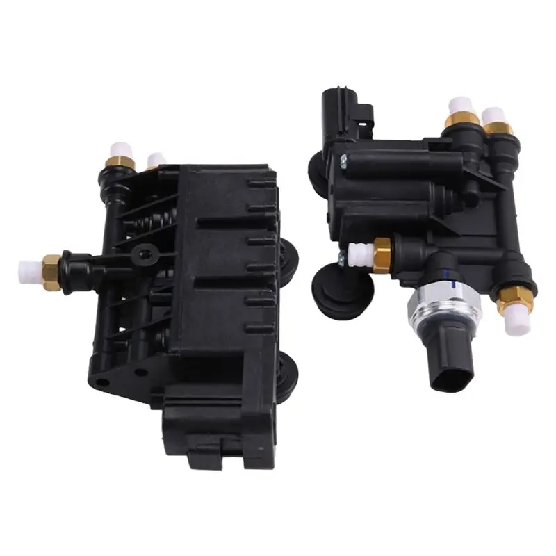 

Для Land Rover LR3 4 Range Rover Sport, совместимый блок электромагнитного клапана пневматической подвески - пара необходимых деталей RVH000046 RVH000095-A